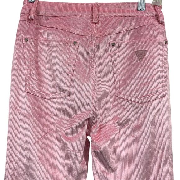 Guess NWT Pink Corduroy Flare Pants | Size 28 | Retro Barbiecore Dream 💖 - Picture 4 of 8